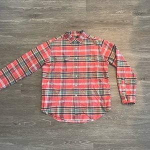 Men’s long sleeve button down polo.